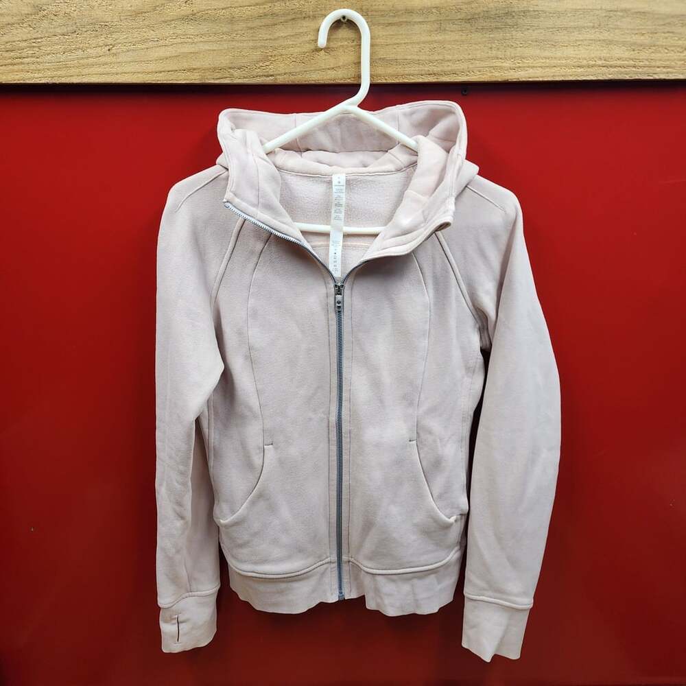 Lululemon Scuba Hoodie Full Zip Light Pink 8